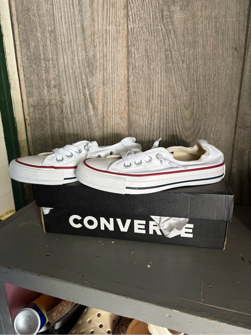 Converse Black Shoe Box with White Logo